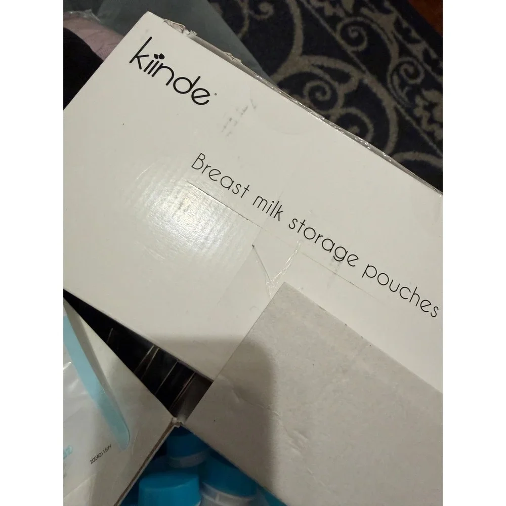 Kiinde Breast Milk Storage Pouches Twist System 6 oz 10 Count NEW SEALED